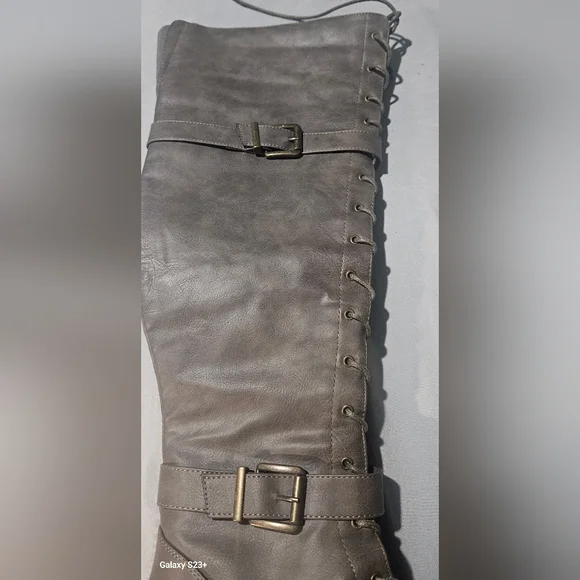 Just fab gray over the knee size 7.5 boots - Picture 13 of 13